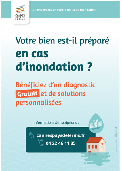 NOTEZ-LE Votre bien est-il bien préparé en cas d’inondation ? ▶ La @CACPLOfficiel propose un diagnostic gratuit de votre logement avec un expert afin de vous proposer des conseils personnalisés pour bien protéger votre bien 🏠 Infos 👉 bit.ly/3Qr7Ymm