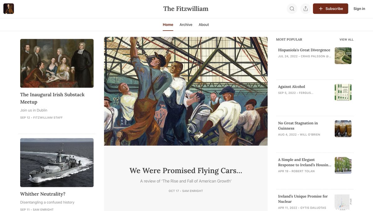 F_McCullough's tweet photo. The Fitzwilliam (@_fitzwilliam) is looking for contributors!

We like evergreen articles on history, economics, politics, and technology. Pieces we run don’t have to focus on Ireland.

If you have a pitch, please message me or @Sam__Enright, or email hello@thefitzwilliam.com. https://t.co/sPgBEBtDPN
