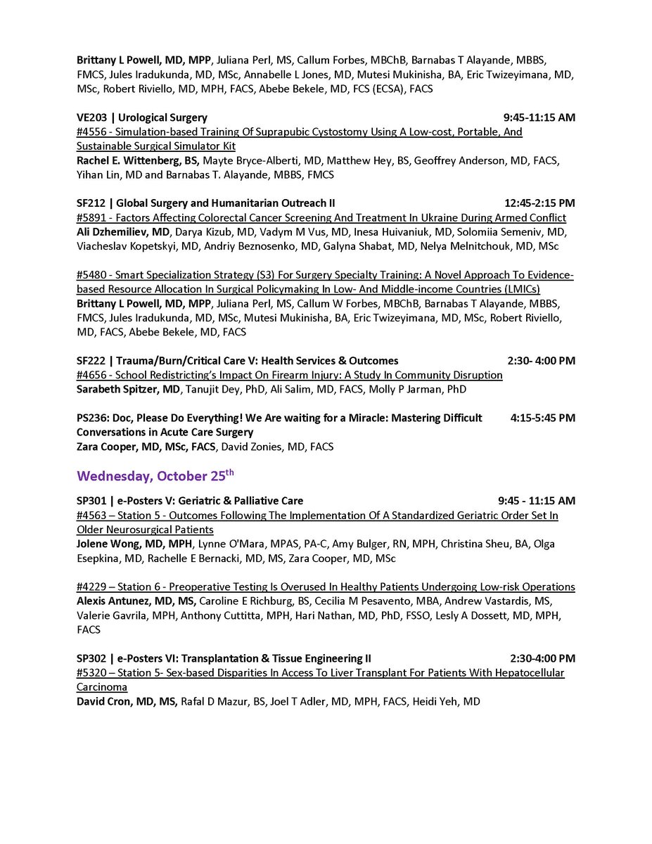 CSPH (@csph_bwh) on Twitter photo Congratulations to all of our research fellows presenting at the <a href="/AmCollSurgeons/">American College of Surgeons</a> 2023 Clinical Congress!
#ACSCC23 Congratulations to all of our research fellows presenting at the <a href="/AmCollSurgeons/">American College of Surgeons</a> 2023 Clinical Congress!
#ACSCC23