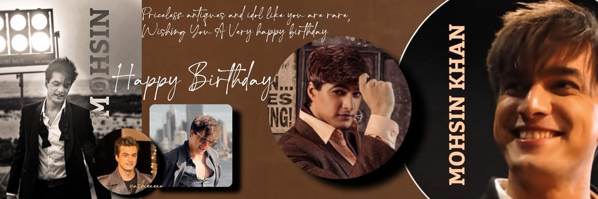 And it's time to announce the CDP and Header for The Day♥️🎉
Here we go congratulations the winner of these beautiful edits♥️🎉

Get ready everyone it's just 3 days to go♥️🎉

#MohsinKhan | #MoMinions 
#MohsinKhanBirthdayCountdown 
#MohsinBirthdayMonth