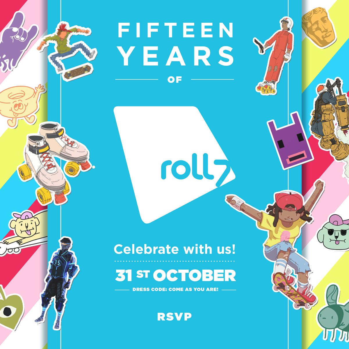 Roll7 (@roll_7) on Twitter photo What's that? Roll7 turning 15?
This can only mean one thing: a seriously rad party! ๐ค๐น
๐ฅ 3 exclusive tickets up for grabs! ๐ฅ
To secure your chance to win, send us a remarkable reason as to why you should be there! ๐
๐จ Email enquiries@roll7.co.uk by Wednesday eve! What's that? Roll7 turning 15?
This can only mean one thing: a seriously rad party! ๐ค๐น
๐ฅ 3 exclusive tickets up for grabs! ๐ฅ
To secure your chance to win, send us a remarkable reason as to why you should be there! ๐
๐จ Email enquiries@roll7.co.uk by Wednesday eve!