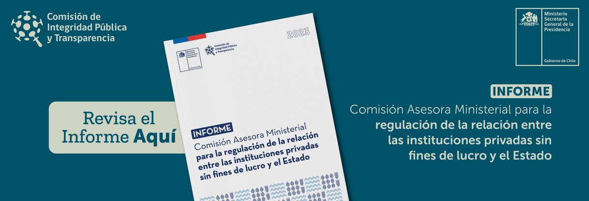 ¿Ya leíste las propuestas entregadas por la #ComisiónJaraquemada ? Si aún no, puedes conocerlas acá 👇integridadytransparencia.gob.cl/wp-content/upl…