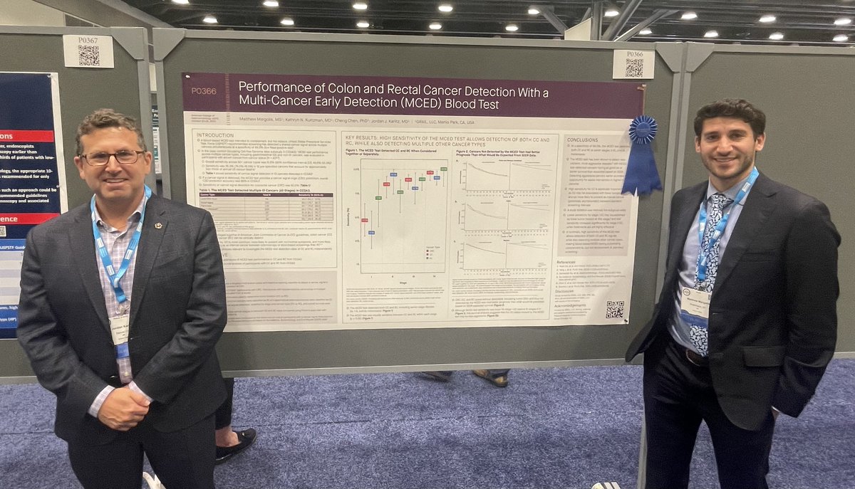 We’re proud to share that we received a Presidential Poster Award for two of our abstracts at this year’s #ACG2023. The analyses reflect our team’s relentless pursuit to redefine #cancer screening. Learn more about our innovative technology: grail.com