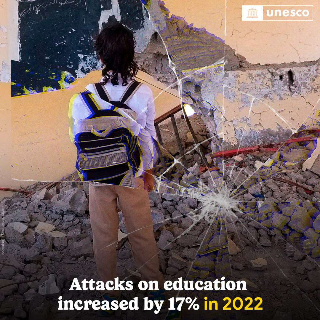 Attacks on schools, students &amp; educators are attacks on people’s #RightToEducation – and on their futures.

We must make education a safe place for everyone, everywhere, at all times.

#ProtectEducationFromAttack