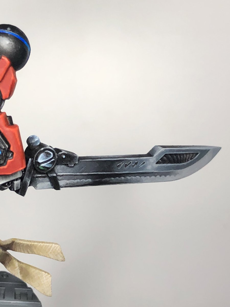 FancyKelvin's tweet photo. This sword is testing me to the tenth degree. It’s still not finished. More tomorrow.
#Warhammercommunity #warhammer40k #warhammer40000 #gamesworkshop #hobbypainter #paintingwarhammer #miniaturepainting #tauempire 
#farsightenclaves #wip #warhammerwip #tau #commanderfarsight https://t.co/BFPX4ZVjlo