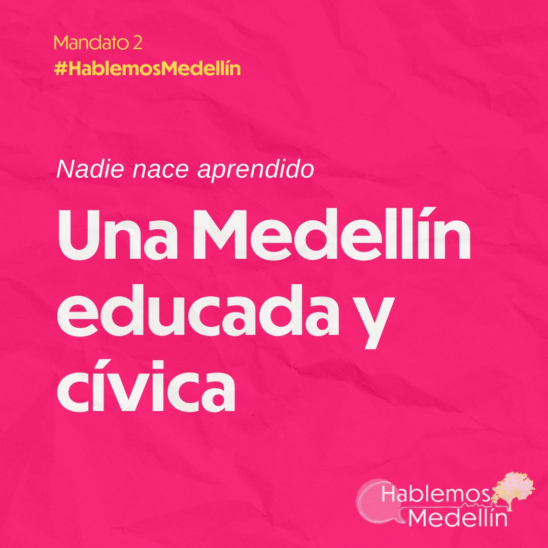 hablemosco's tweet photo. Educación y cultura ciudadana: una fórmula poderosa. 
En las conversaciones de #HablemosMedellín, se destacó cómo una mejor educación puede ser la clave para un mayor cuidado de nuestra ciudad y un compromiso sólido con el espacio público.  

https://t.co/mqFIc5809D https://t.co/Ljq68bqzye
