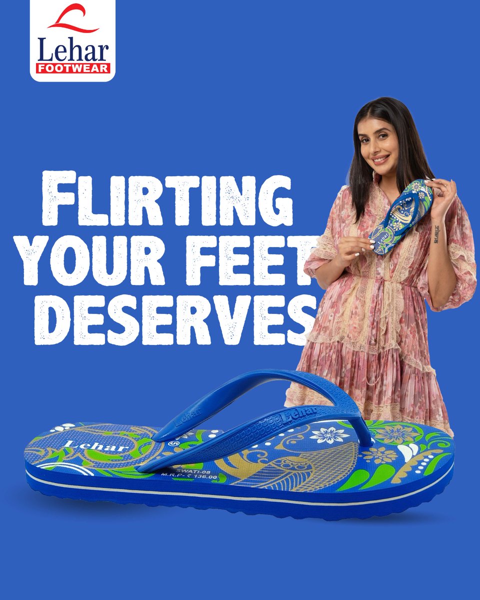 LeharFootwears's tweet image. Step into Lehar Footwear, where each design is a flirtatious dance of style and comfort that every foot truly deserves. #LeharFootwear #StepInLove #Lehar #ChaltiChaleLehar #Comfort