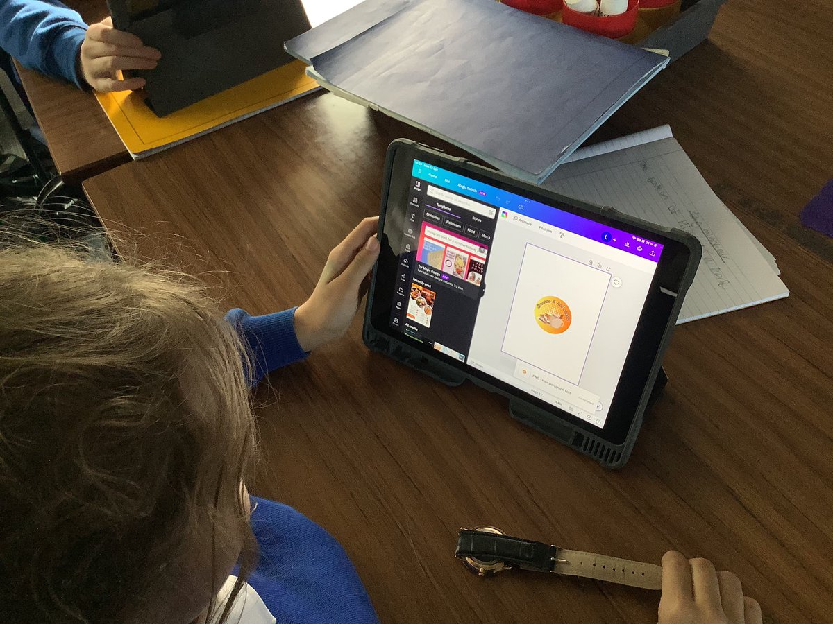 Today we designed logos for our social enterprise ideas to raise money for charities. 
📝TP
📷KR