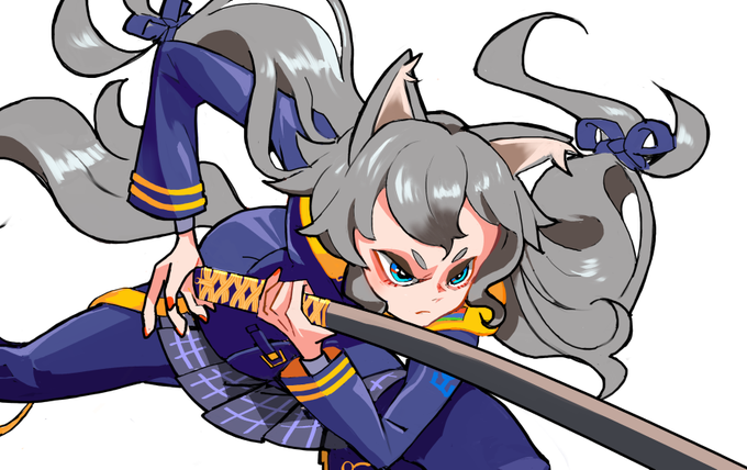「sword wolf girl」 illustration images(Latest)