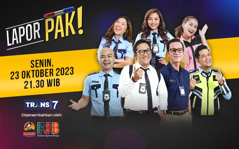 TRANS7's tweet photo. Bentar lagi #LaporPakTRANS7 tayang buat temenin kamu, jam 21.30 WIB ya! #KecapBango #T7 https://t.co/agfRyZPEsQ
