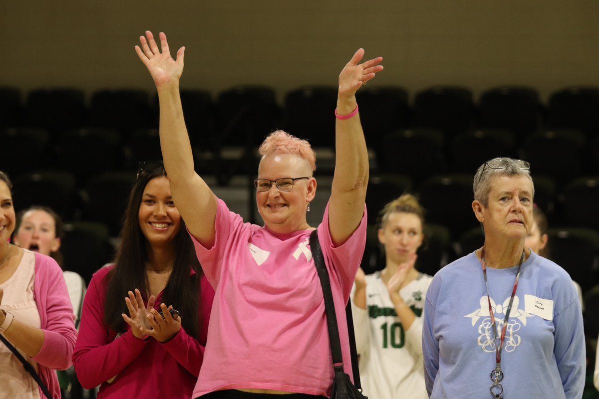 UpstateVB's tweet photo. Honoring survivors and fighting for a cure — Thank you to everyone who joined us this weekend for our Breast Cancer Awareness match, alongside our partners at @SptbgRegional.
#SpartanArmy ⚔️ #FightLikeASpartan https://t.co/nG8NQYwLrR