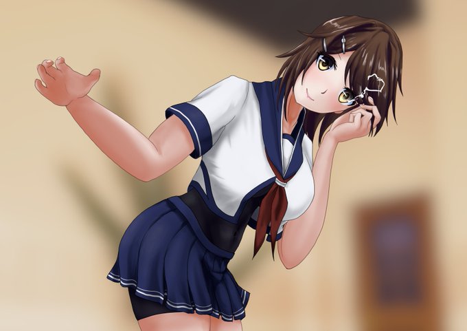 古鷹さんが撫でてくれるやつ #艦これ