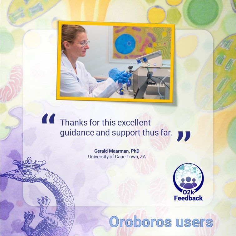 OroborosI's tweet photo. Kicking off the week with positive customer feedback.
Our O2k experts are dedicated to helping customers.
For #O2kOpenSupport visit:
https://t.co/dRPlondtk0
#O2kFeedback #mitochondria #highresolutionrespirometry #bioenergetics #science #research https://t.co/IXUMgvbxC7