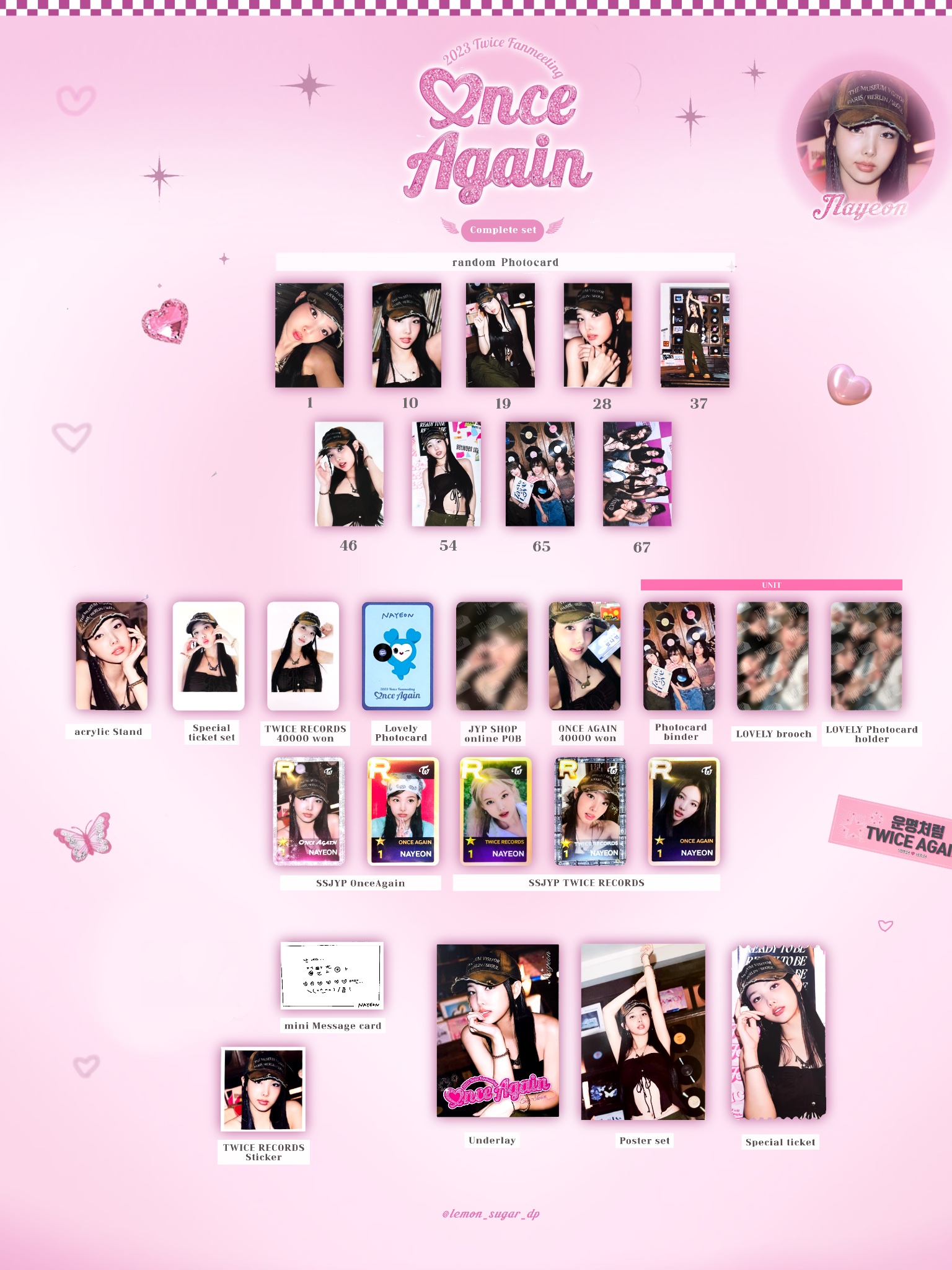 Amazon.co.jp: ナヨン NAYEON twice 8周年限定 ssjypトレカ