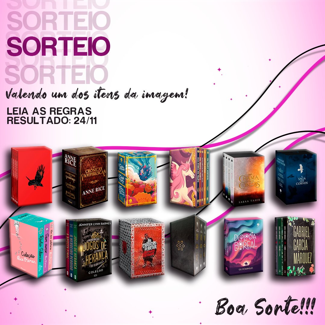 911Literatura's tweet photo. 🚨📖 SORTEIO!

💰 valendo um dos itens da imagem ou R$ 80 em livros

📌 Regras:
- seguir @911Literatura
- dar RT e curtir esse tweet
- comentar qual quer ganhar

⚠️ Resultado 24/11/2023. https://t.co/rJRgmGv6ub