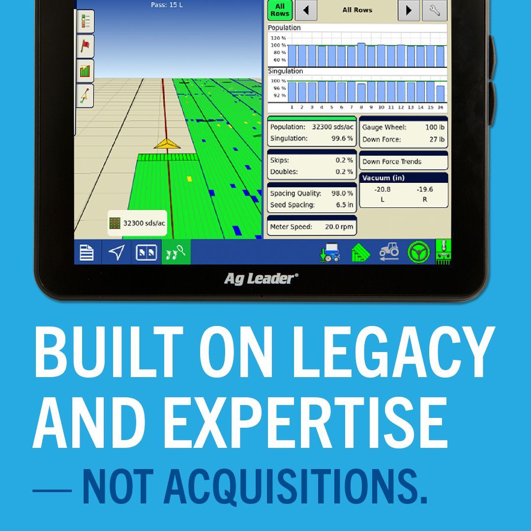 AgLeaderTech's tweet photo. Ag Leader remains family-owned and operated and is solely focused on precision farming technology since 1992. https://t.co/tBaLKfydGr