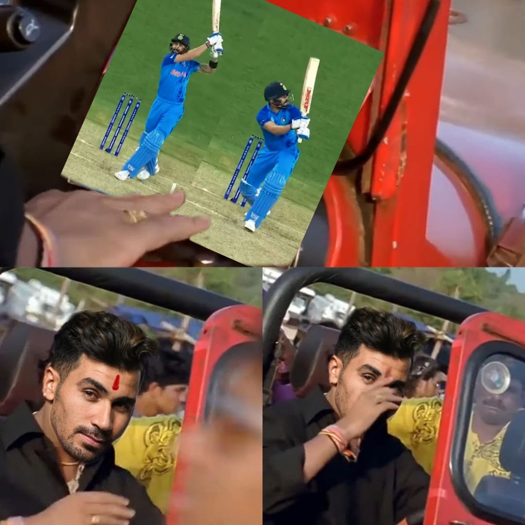 Afghanistan batsmen before facing Pak bowlers on 23rd October