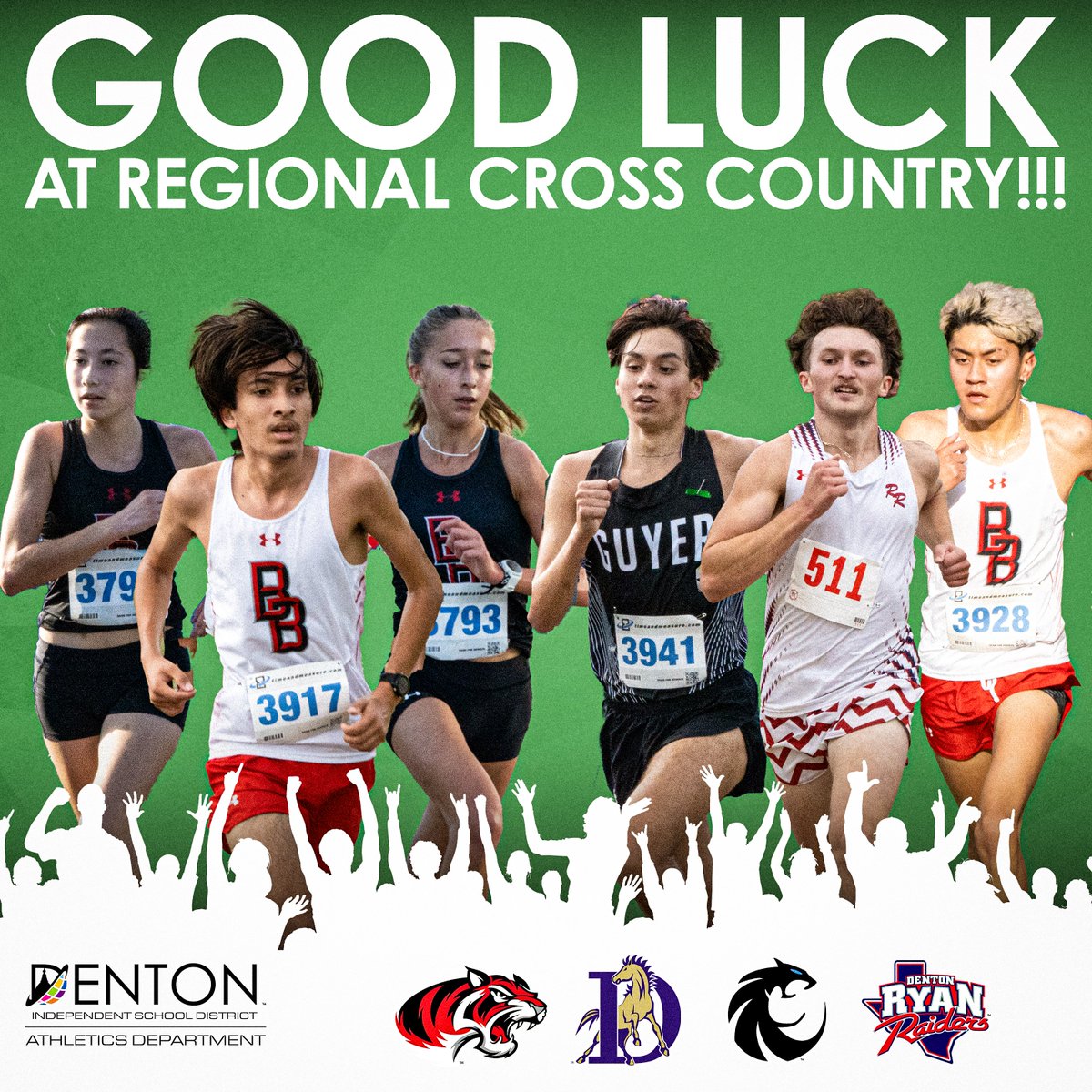Cheering on all of our Cross Country runners in Lubbock today and tomorrow!!! Good luck in the 5A and 6A Region I Cross Country Meets!!!