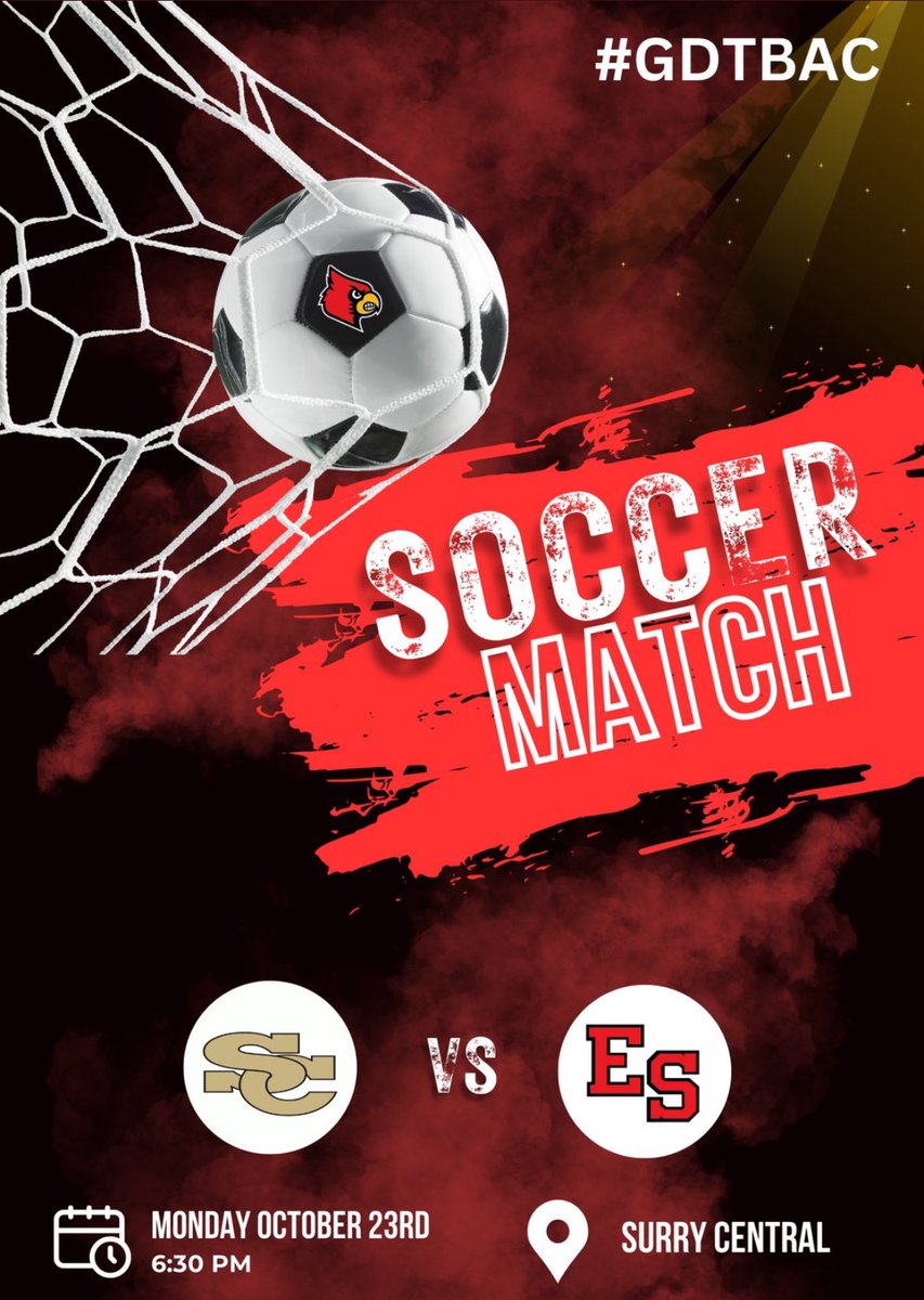 SoccerESHS's tweet photo. Come out tonight as we take on Surry Central in Dobson! This is the regular season finale so come show some support! Kickoff is set for 6:30. Turn out, and turn up! https://t.co/sDfrRA6JJe