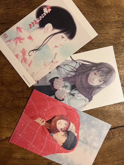 新しい絵葉書のサンプルきた!  それでは皆さんおやすみなさい