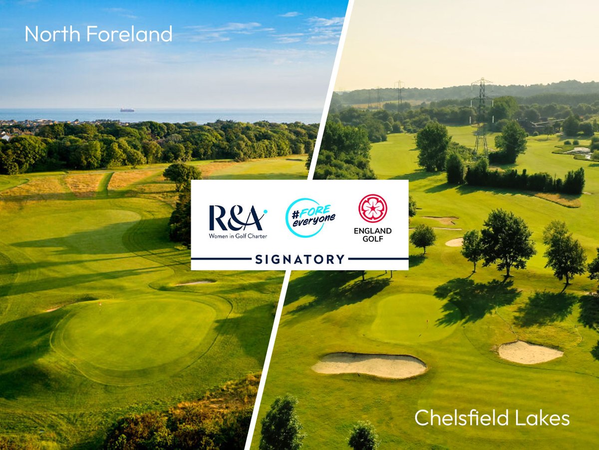 Not one but two Kent golf clubs became the @RandA Women in Golf Charter signatories in the last week! Congratulations to @NorthForeland and @ChelsfieldLakes 🥳

Find out more ➡️ kentgolf.org/women-in-golf-…

#respectingolf #togetheringolf #womeningolf #womensgolf #wigcharter #KentGolf