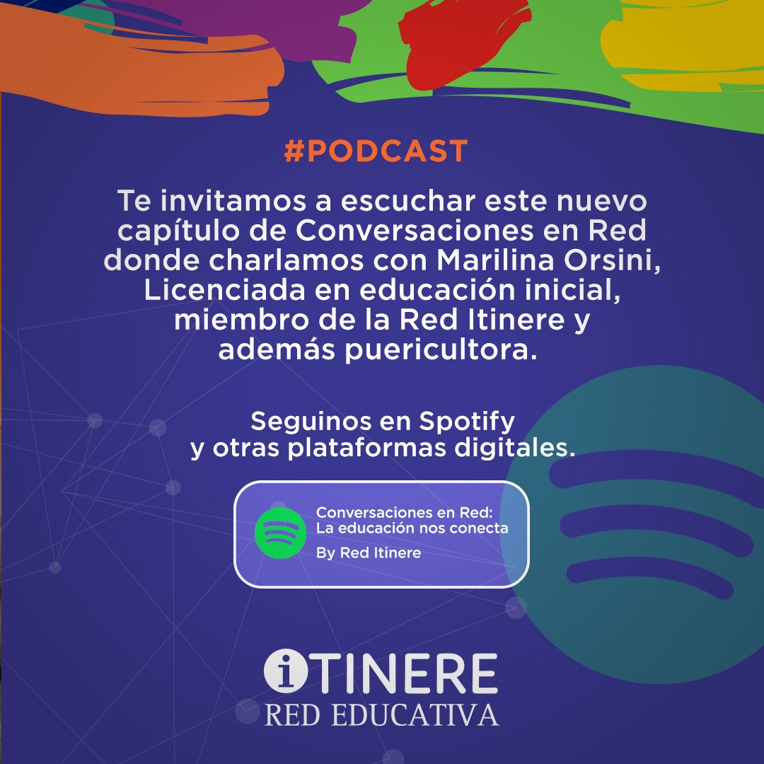 conectadosnfs's tweet photo. No te pierdas esta emocionante charla sobre puericultura con Marilina Orsini miembro de nuestra Red Itinere, Lic. en educación inicial y puericultora. 👉https://t.co/3P4eoqKBs0
#ConversacionesEnRed  #CriarYcuidar @daklar https://t.co/i5idFYVe55