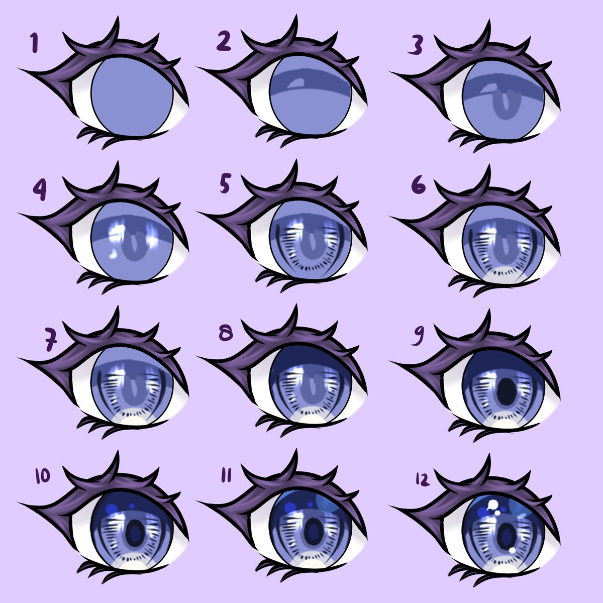 madebysalfi's tweet image. This is the new eye shading tutorial (´。• ◡ •。`) ✨
#tutorialeye #eyes  #Vtuber #Pngtuber #commissionopen #VtuberUprising #VtuberAsset