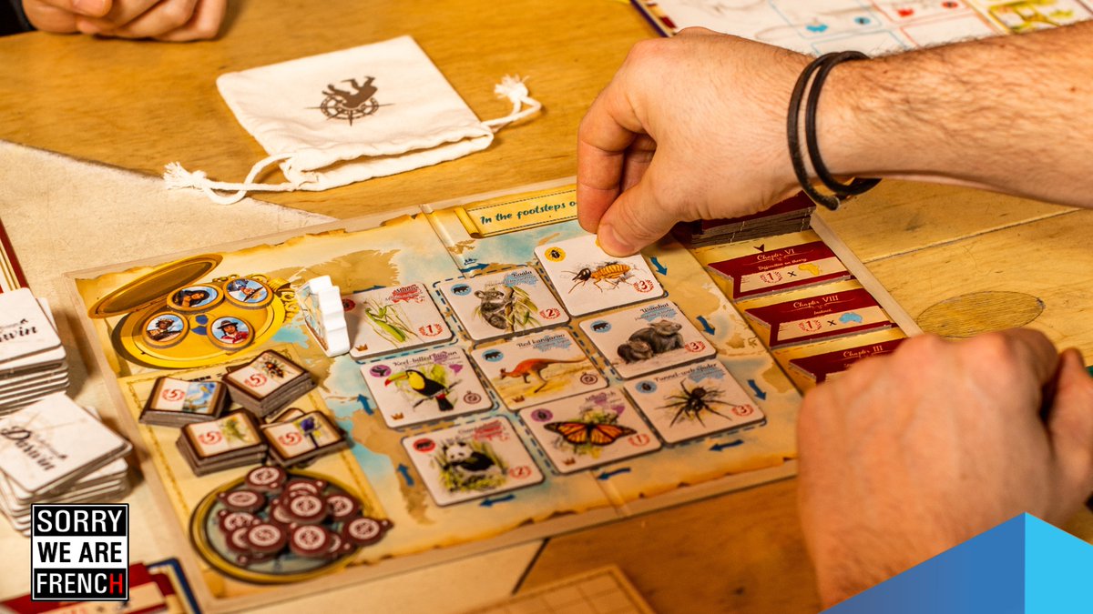 HachetteBGUSA's tweet photo. 👣 In the Footsteps of Darwin 👣
Did you know that Charles Darwin co-developed his theory of evolution with Alfred Wallace? Let's learn more about this game though, shall we?
ℹ️ : https://t.co/pGegIjo8gh
#inthefootstepsofdarwin #darwingame #boardgames @srywearefr https://t.co/UWyOxWC1eU