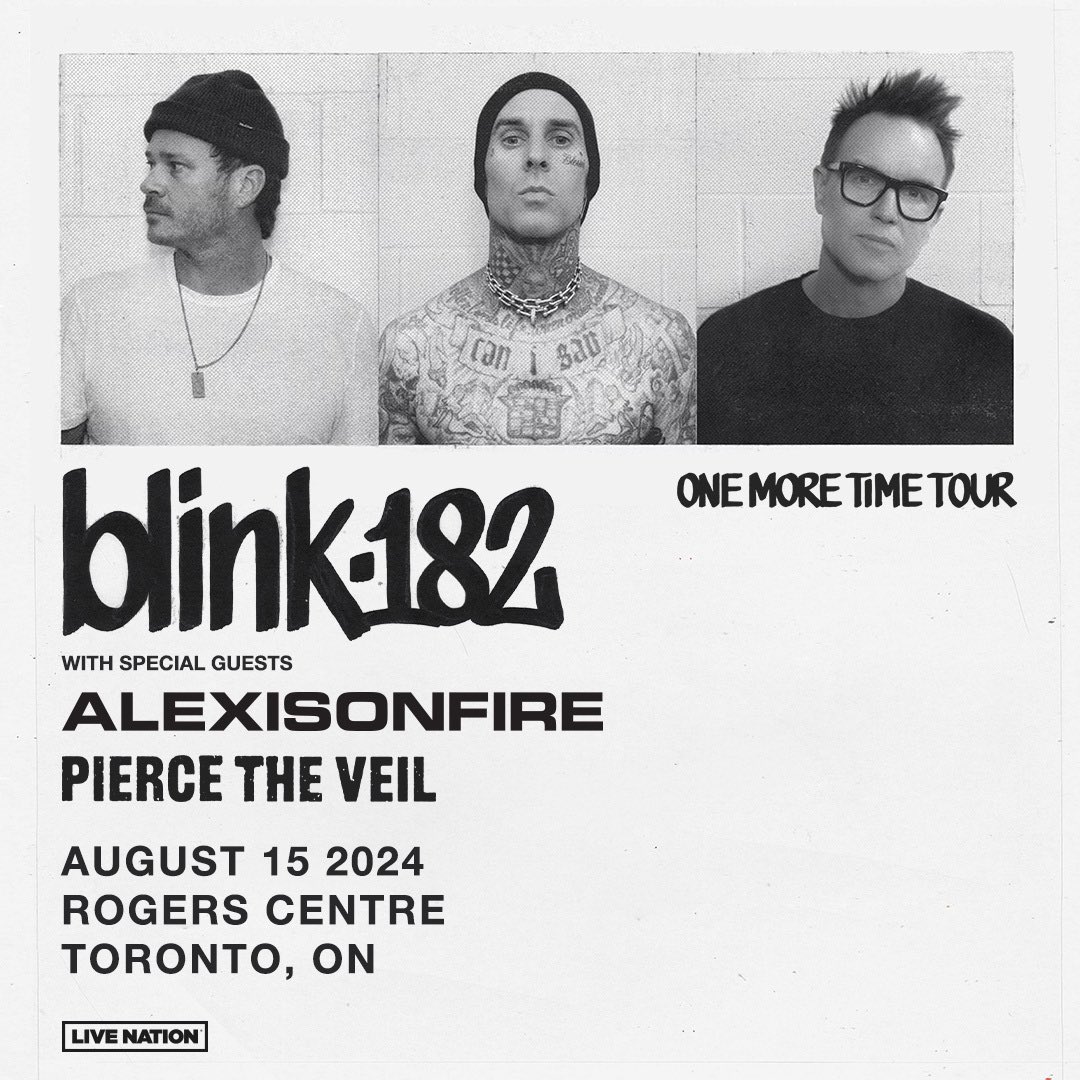 Summer 2024 - TORONTO with @blink182 at the Rogers Centre!! tickets on-sale Fri Oct 27 @ 10am ET