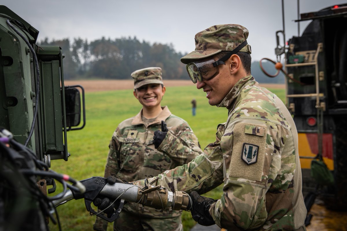 USArmyEURAF's tweet image. The @USArmy exercise #CombinedResolve is a recurring #USAREURAF exercise series held at @7thATC's #JMRC in Bavaria, Germany. 

#CBR 24-01 is designed to prepare a U.S. ABCT in support of @NATO deterrence initiatives such as bolstering readiness, responsiveness, and reinforcement.