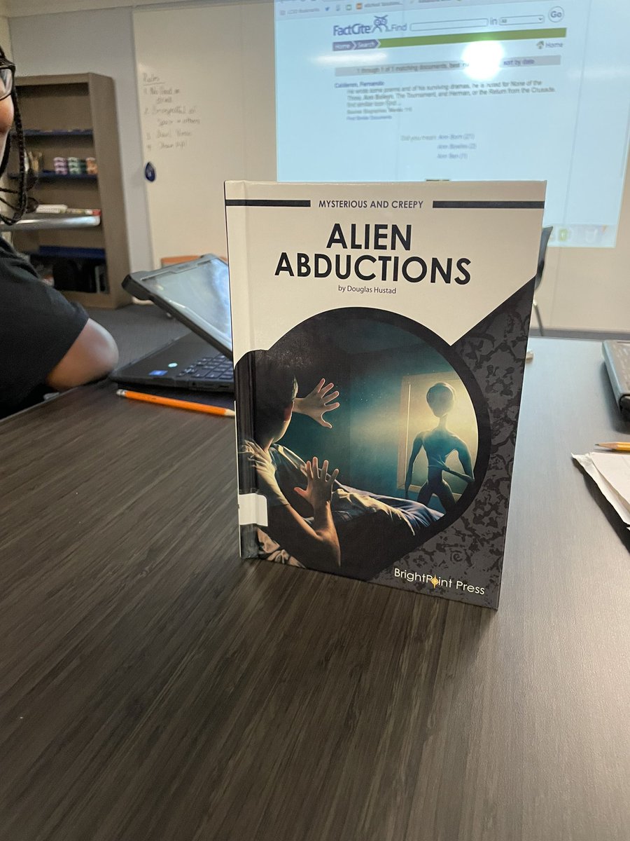 Spooky season begins with unsolved mysteries research, led by our fabulous librarian!