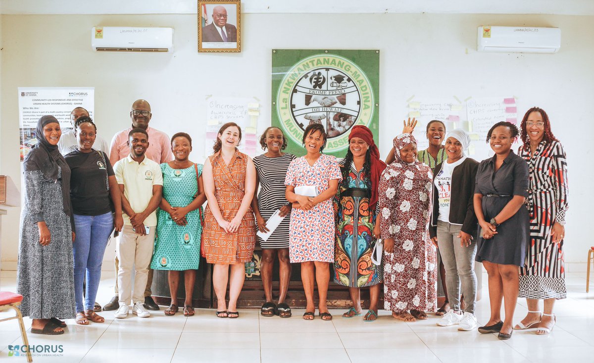 #CHORUSGhana has organised two meetings with Techinical Advisory Groups (TAG) in #Ashaiman and #Madina. The TAG helped the team assess the practicality of the interventions being designed that aim to create awareness and increase the coverage of urban CHPS.