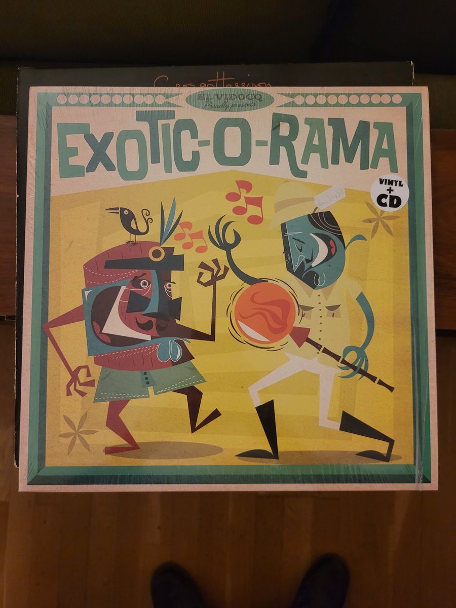NoMondaysPromo's tweet photo. Exotic-O-Rama (2016) Recopilatorio de ritmos jungleros realizado por El Vidocq capo del sello Jukebox Music Facory.
#NowPlaying #vinylcollection #exoticmusic https://t.co/6JmvLUCwVz