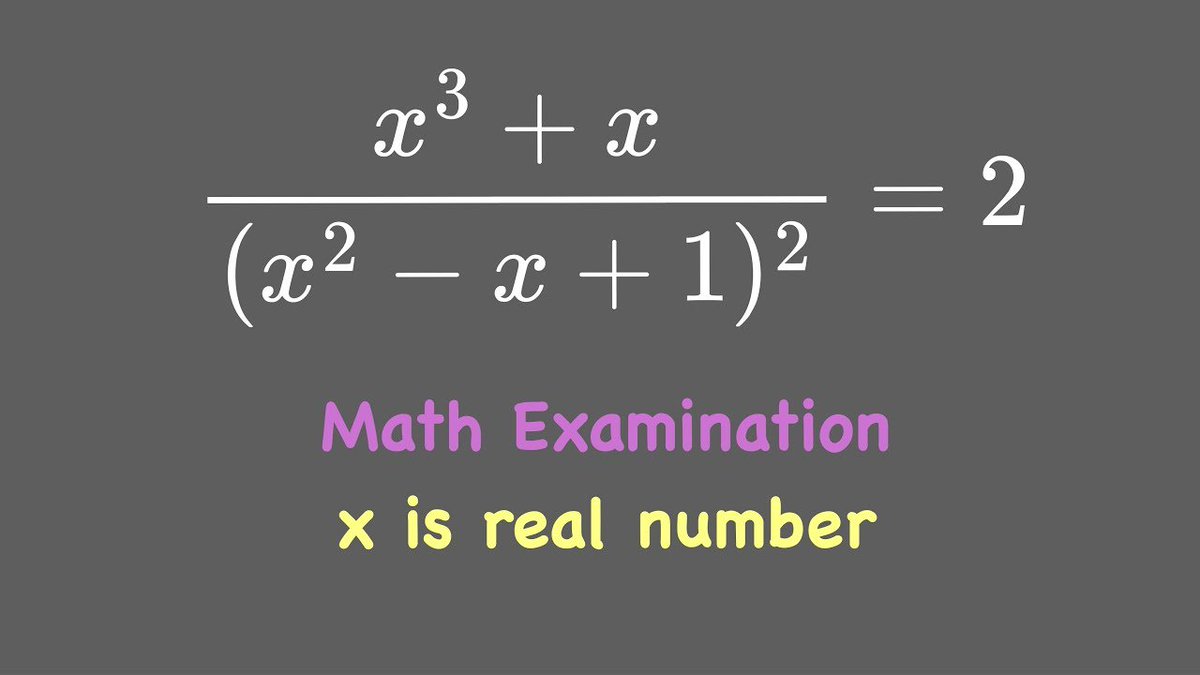 therhythmofmath's tweet photo. Solving A Tricky Rational Equation | Real Number | Find x
#rationalequation #realnumbers #mathexam
https://t.co/LwzvOz0KHg via @YouTube @Apple @GoodnotesApp https://t.co/qe6VQSWdGn