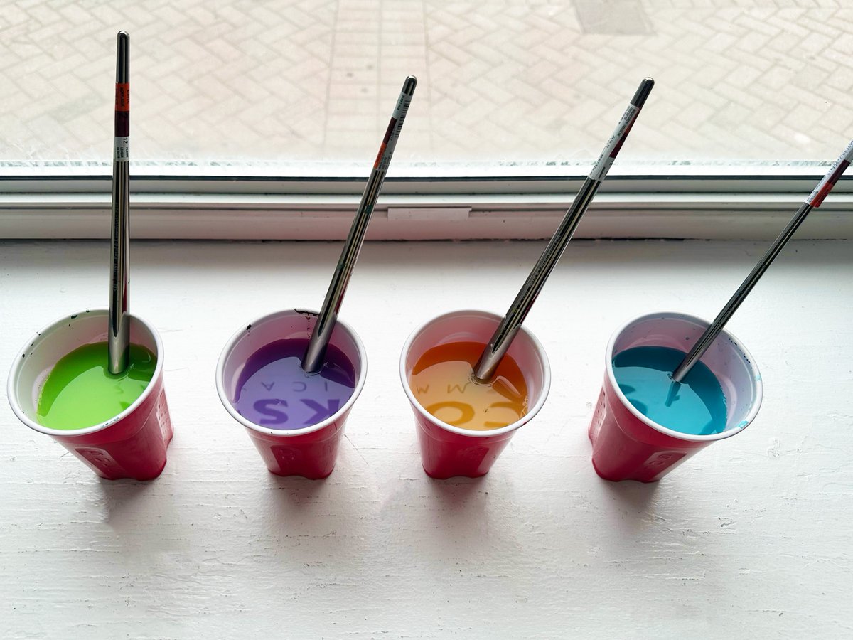 The creative team is working on something special, which we'll share when its done. In the meantime, they want to know -- if you could name these colors, what would they be called?  #ArtProject #MHT