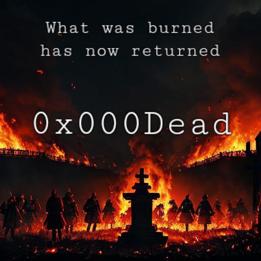 cryptoissilly's tweet photo. @OceanGenieOG @Dead_wallet_ #0x000Dead will rise again https://t.co/MP9CBmw3db