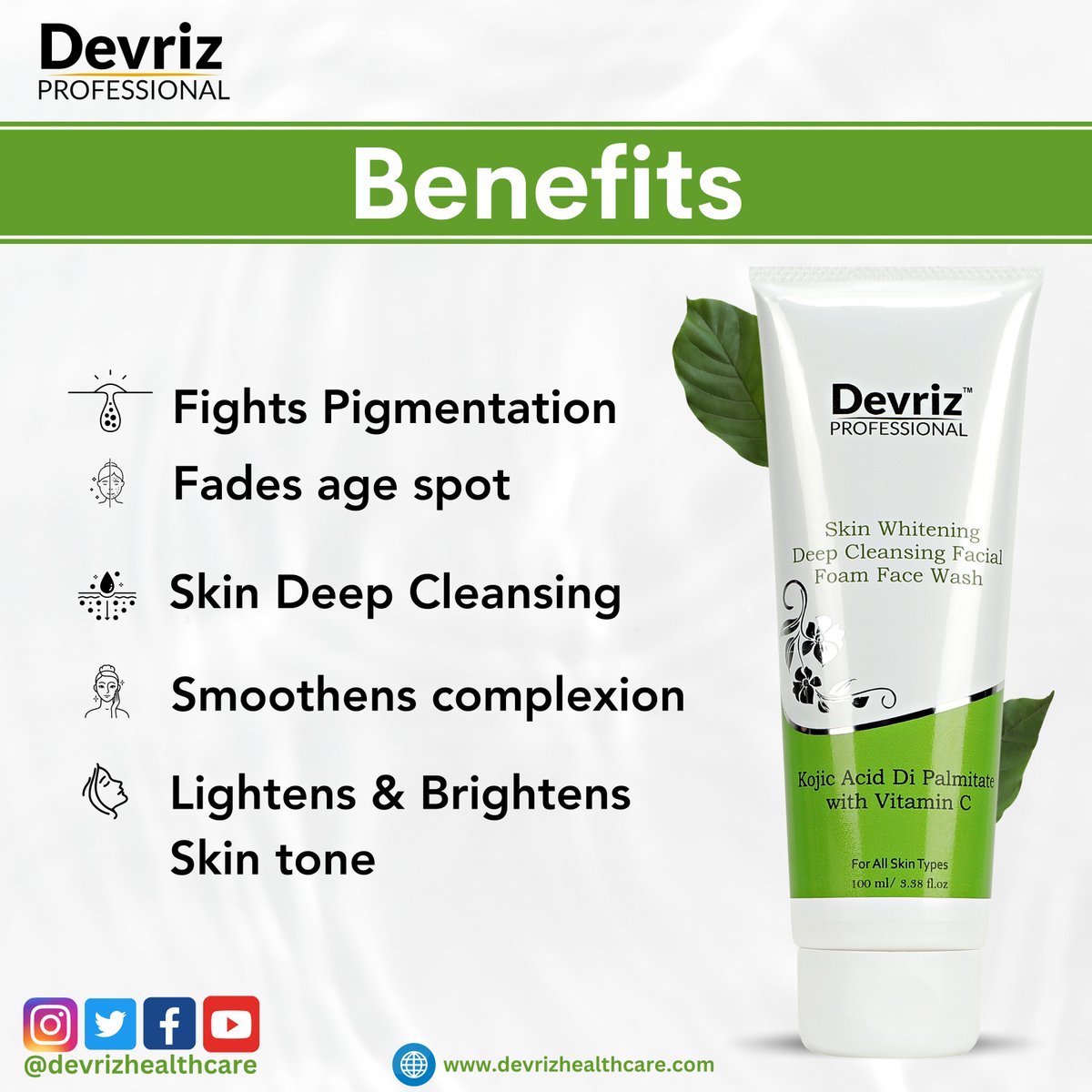 Devriz02's tweet photo. ⬇Devriz Facewash for Healthy Glowing Skin ➡
➡https://t.co/aMk54kWOTm
✔Targeted Treatment for Pigmentation
✔Dark Circle Reduction
✔Effective Melasma Management
✔Combatting Dark Spots
✔Acne and Pimple Control
📞Call Our Skin Specialist 📞8595922436
#facewash #acne #pimples https://t.co/aiRndYQbYY