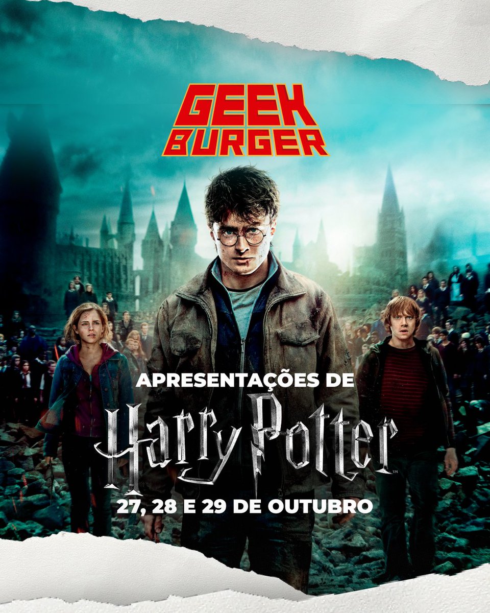 GeekBurger17's tweet photo. 🔮 🎃 Preparem suas varinhas e capas!

No dia 27, 28 e 29 de outubro, Harry Potter vai te levar para uma jornada mágica em pleno clima de Halloween, não perca essa experiência encantada! 🕯🌙 🧙♂

Horarios:19h, 21h e 22:30h

 #HarryPotterNaGeek #MagiaNoHalloween #FeitiçosNaGeek https://t.co/CEzkZwKX0i