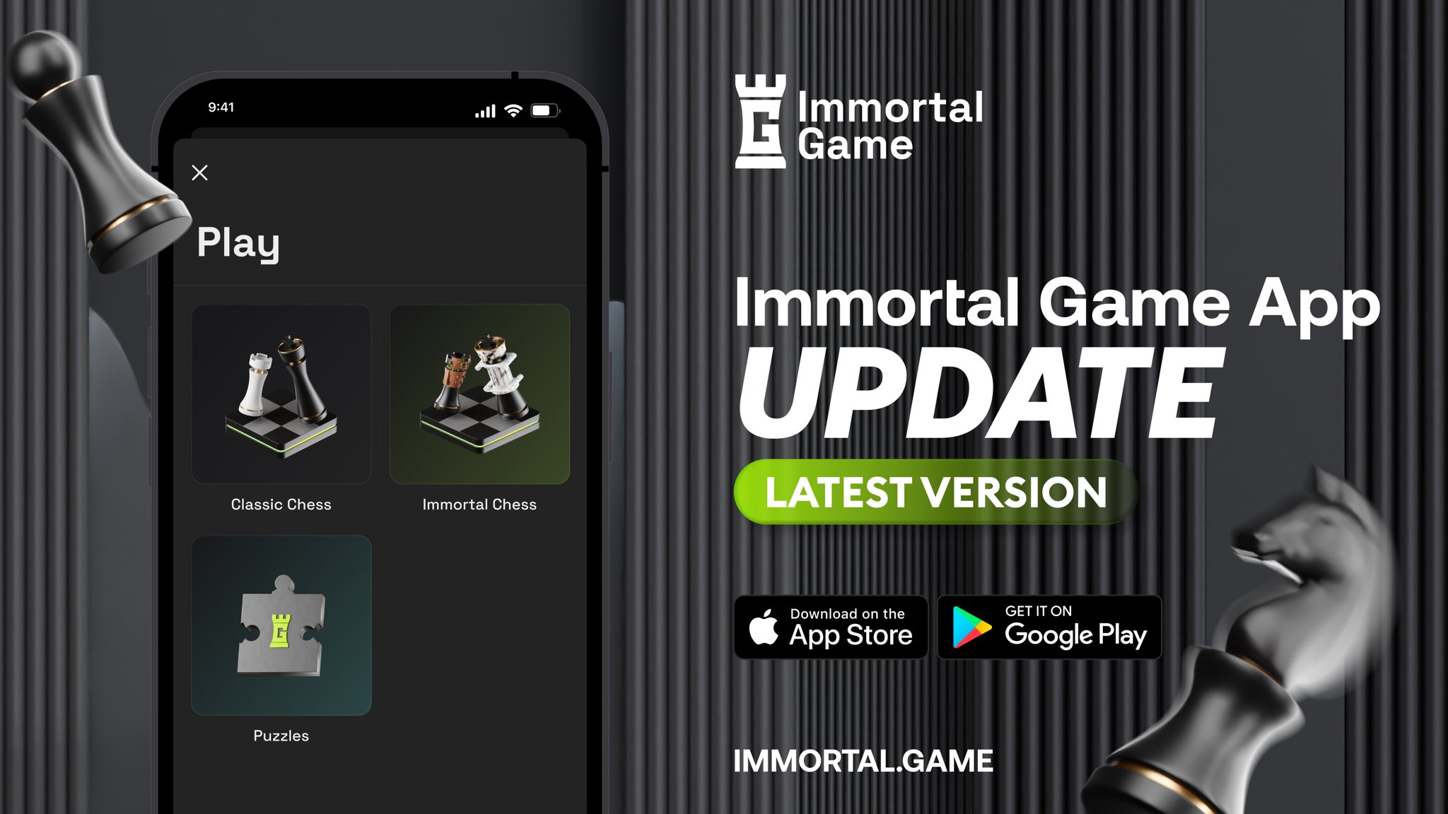Immortal Game on X: THE UPDATE IS HERE! 💥 Immortal Game has been