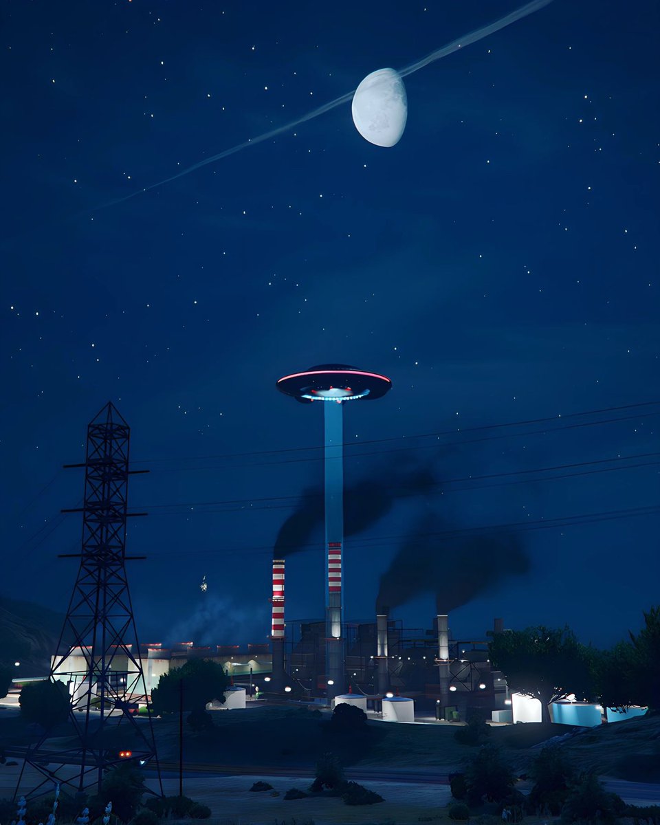 azuazu1202luna's tweet photo. We come in peace 👽✌️🌝

#GTAOnline #GTA5 
#SnapArtCrew #SantaMuerteGang
#VGPUnite #VirtualPhotography 
@RockstarGames https://t.co/OmavQHdKyk