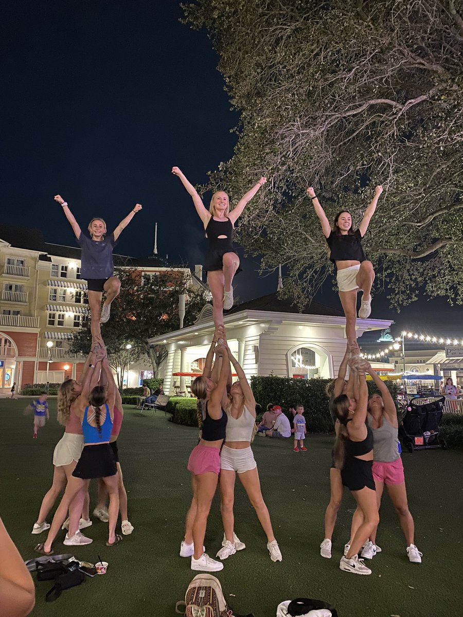 DJHS Cheer goes to DISNEY!!After yep days of clinics at USF ALL GIRL, we took a day to enjoy Disney!!