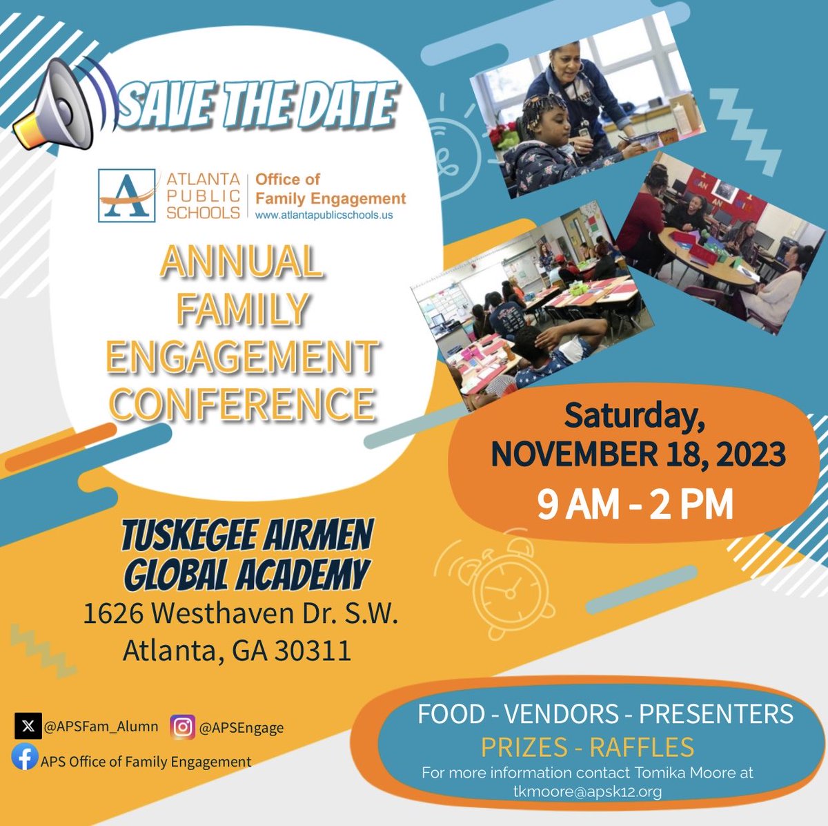APS-PAPAC (@aps_papac) on Twitter photo The countdown is on! Do you have the 2023 APS Annual Family Engagement Conference locked in on your 📆 ?👀 <a href="/APSStrategy/">APSStrategy&Engagement</a> <a href="/apsupdate/">ATL Public Schools</a> <a href="/APSFam_Alumn/">Office of Family Engagement</a> <a href="/APSGOTeams/">APSGOTeams</a> <a href="/APSPartnerships/">APS Partnerships</a> <a href="/iamsossi/">SOSSI</a> <a href="/LilliesCARES/">Lillie’s Foundation</a> <a href="/parentavengers/">Parentavengers</a> <a href="/Fathersincorp/">Fathers Incorporated</a> <a href="/fulcolibrary/">Fulton County Library System</a> The countdown is on! Do you have the 2023 APS Annual Family Engagement Conference locked in on your 📆 ?👀 <a href="/APSStrategy/">APSStrategy&Engagement</a> <a href="/apsupdate/">ATL Public Schools</a> <a href="/APSFam_Alumn/">Office of Family Engagement</a> <a href="/APSGOTeams/">APSGOTeams</a> <a href="/APSPartnerships/">APS Partnerships</a> <a href="/iamsossi/">SOSSI</a> <a href="/LilliesCARES/">Lillie’s Foundation</a> <a href="/parentavengers/">Parentavengers</a> <a href="/Fathersincorp/">Fathers Incorporated</a> <a href="/fulcolibrary/">Fulton County Library System</a>