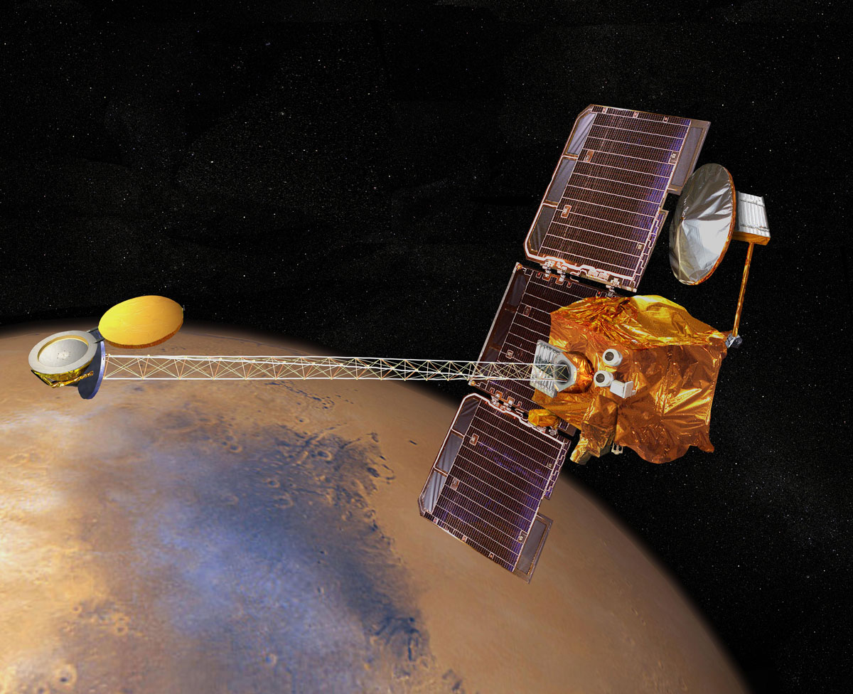 #OTD 10/23/2001: @NASA's Mars #Odyssey 🛰#spacecraft reached 🟠#Mars, and holds the record for the longest continually active spacecraft in orbit around a planet other than 🌏#Earth:   solarsystem.nasa.gov/missions/mars-…    
@NASAJPL #stillgoing #space #solarsystem #planetaryscience #science