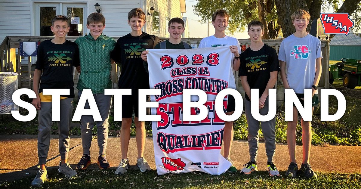 Falcons Flying to Fort Dodge!
Congrats to the St. Albert Falcons for qualifying as a team to the State Meet!