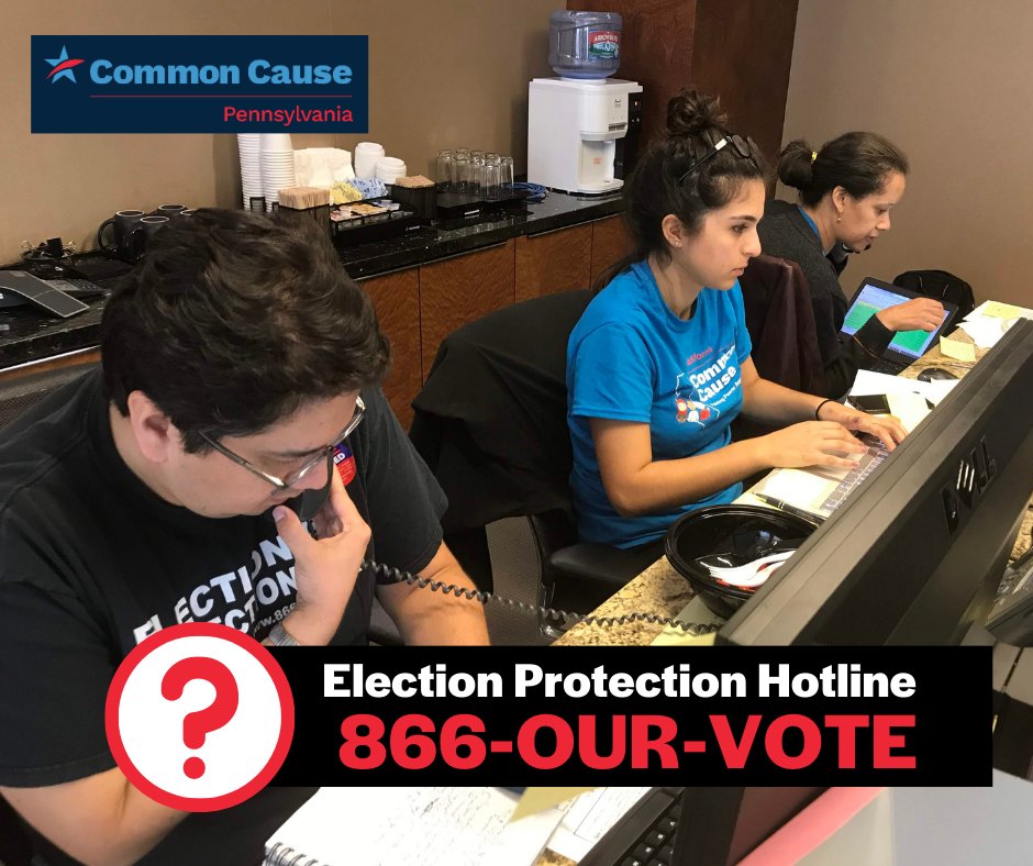 If you experience any problems voting today, or have any questions about the voting process, call 866-OUR-VOTE for help. Trained, non-partisan #ElectionProtection volunteers are on standby ready to help.