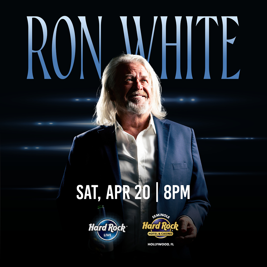 JUST ANNOUNCED: @Ron_White is coming to Hard Rock Live on Saturday, April 20! Our social media pre-sale is Wednesday, October 25 at 10am 🔒 Password | SCOTCH Tickets go on sale to the general public on Friday, October 27 at 10am