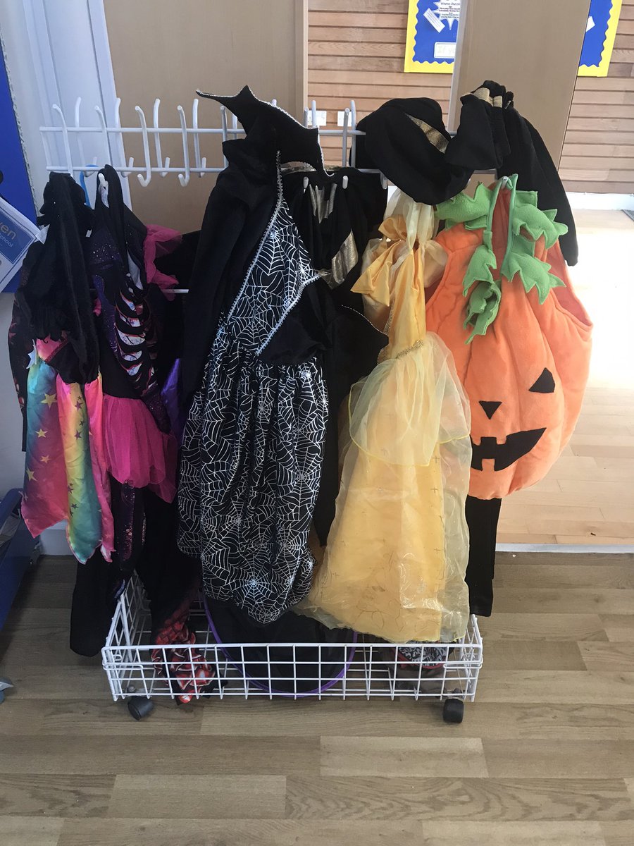 We still have a great selection of pre loved Halloween 🎃 costumes available if anyone needs one. The trolley will be outside the main entrance for the next hour. Please feel free to take one if needed. Mrs Williams and The Community Club #preloved