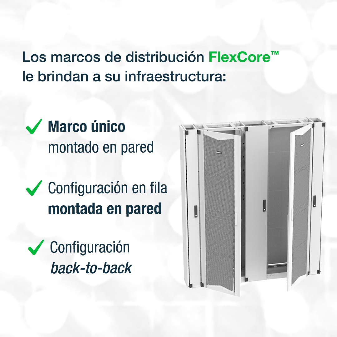 PanduitLATAM's tweet image. FlexCore facilita la creación de múltiples configuraciones utilizando solo tres bloques de construcción modulares compuestos por un marco de 600 mm y dos administradores de cables verticales. pandu.it/45HjU7Y
#FlexCore #AltaDensidad #SolucionesPanduit
