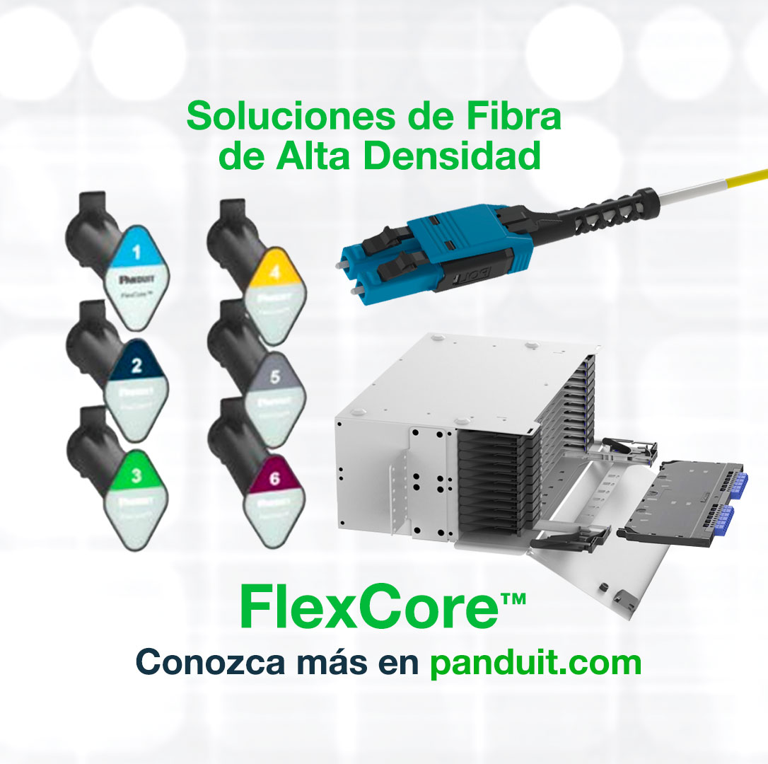 PanduitLATAM's tweet image. FlexCore facilita la creación de múltiples configuraciones utilizando solo tres bloques de construcción modulares compuestos por un marco de 600 mm y dos administradores de cables verticales. pandu.it/45HjU7Y
#FlexCore #AltaDensidad #SolucionesPanduit