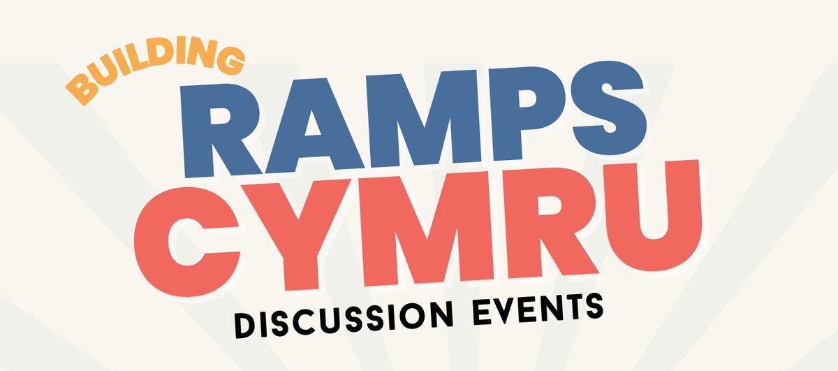 Reminder! 

Sign up by 30th October to take part in Ramps Cymru discussion events 🎭

Sign up link here:
bit.ly/45CRQlZ